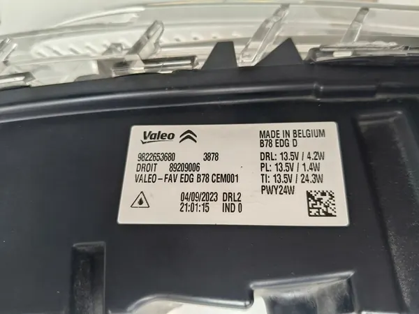 Faros Halógenos Derecho Citroen C4 Picasso II 13-16 image 7