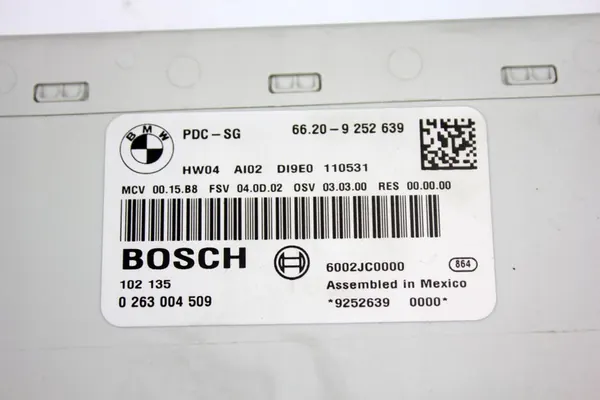 PDC Parkeringssensor Kontrollmodul BMW E90 E87 E92 E93 E88 E81 image 2