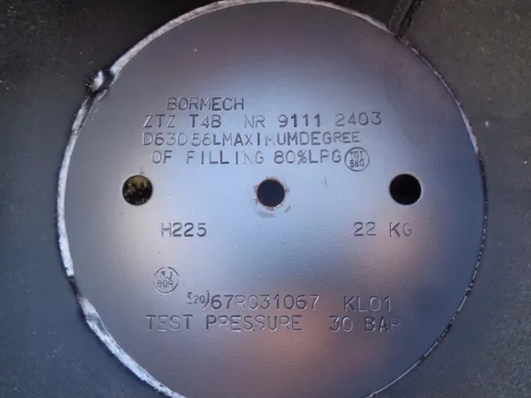 Réservoir LPG Bormech 56L OEM - Valable jusqu'en 2034 image 9