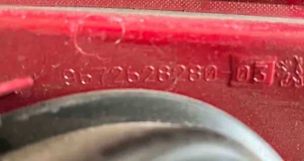 PEUGEOT 208 Lámpara LED Trasera Izquierda + Inserto 9672628280 image 5