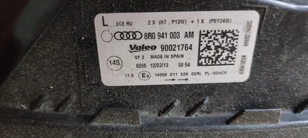 LÁMPARA DELANTERA AUDI Q5 8R0 image 8