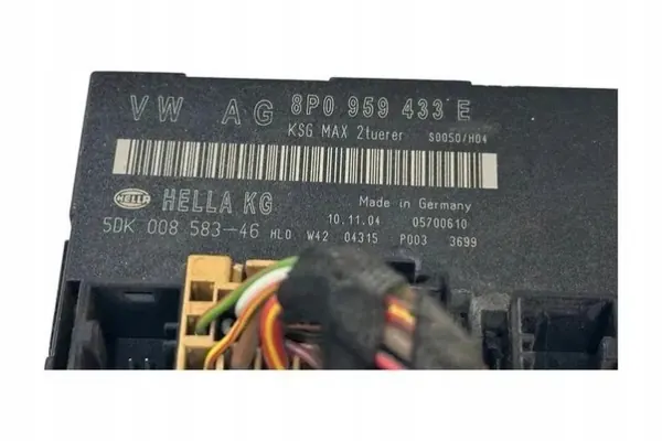 Audi Mukavuusmoduuli OEM 05700610 A3 Cabriolle 8P7 image 5