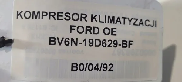 Compresseur de climatisation Ford BV6N-19D629-BF image 7