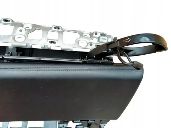 Porte-gobelet Porsche Panamera OEM 310126173915 Cuir Noir image 3