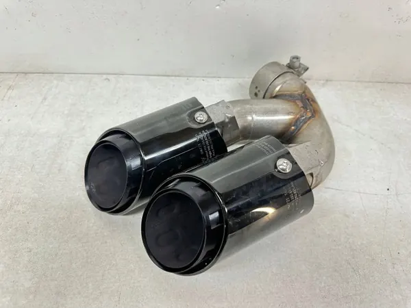 OEM 9Y0253683AF Ponta de escape esquerda preta dupla image 2