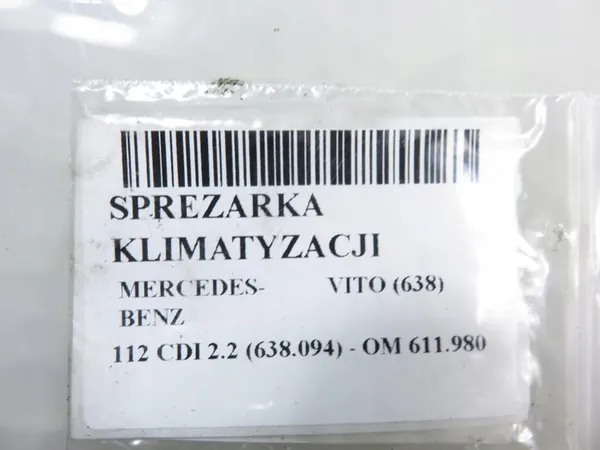 Compresor de Aire Acondicionado Mercedes-Benz Vito 112 CDI A0002342411 image 2