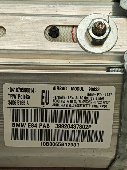 Airbag Passager BMW X1 E84 OEM 39920437802P image 3