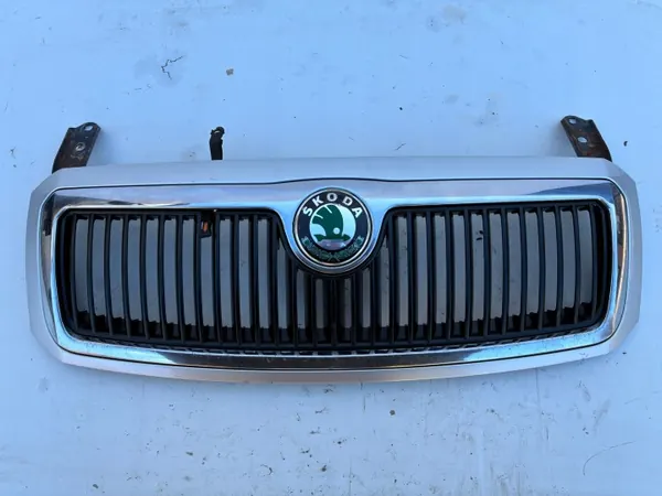Grille Skoda Fabia I OEM 6Y0853668B - Argent image 2