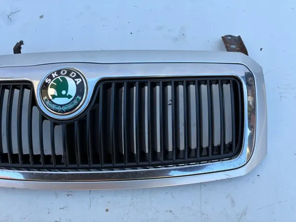 Grille Skoda Fabia I OEM 6Y0853668B - Argent image 3