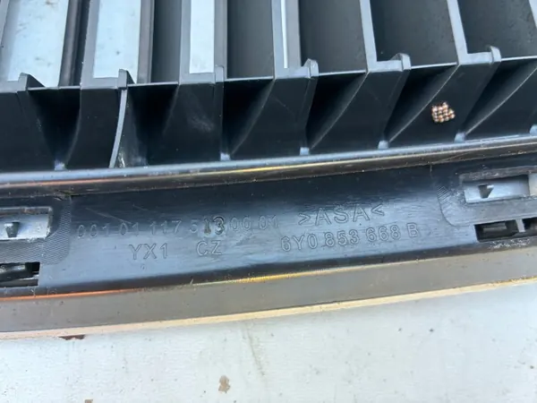 Grille Skoda Fabia I OEM 6Y0853668B - Argent image 8