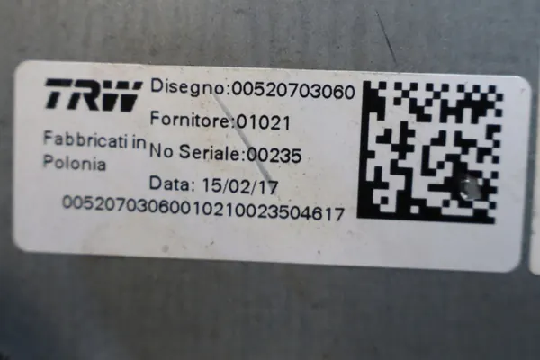 Fiat Tipo II Ohjauspylväs OEM 00520703060 Käytetty image 3