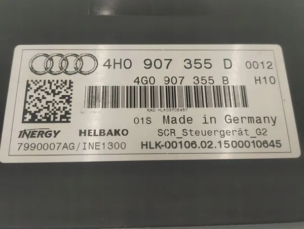 Módulo de control AdBlue OEM 4H0907355D para Audi A4 B8 image 4