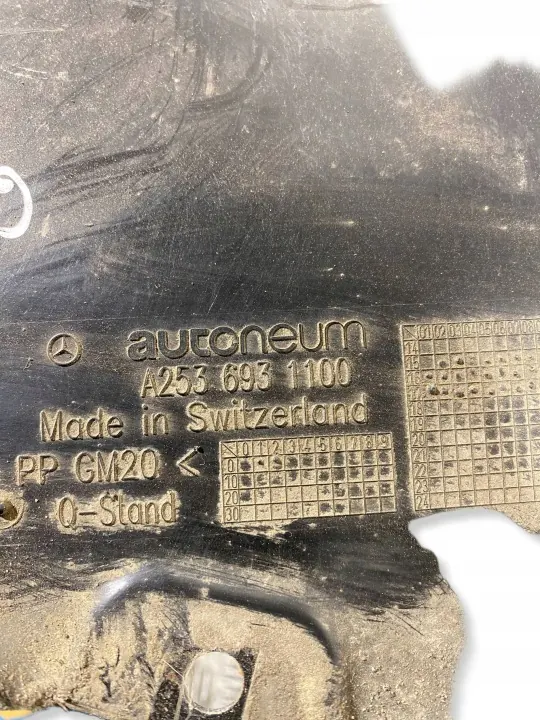 Mercedes-Benz GLC brandstoftankschild OEM A2536931100 image 6