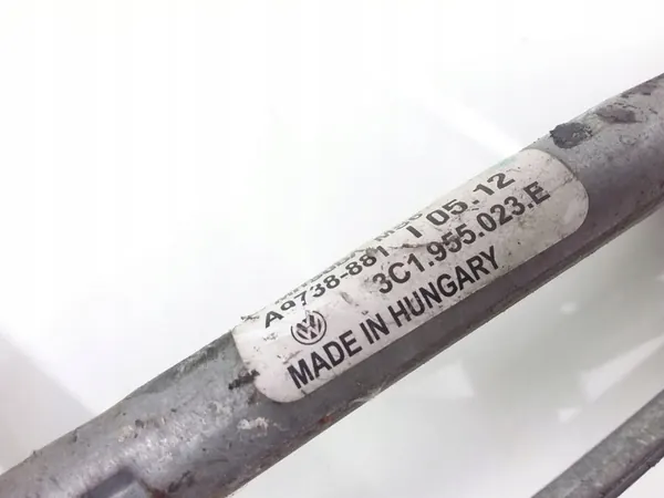 Pyyhkijämekanismi moottorilla Volkswagen PASSAT B6 2009 391955419A image 3