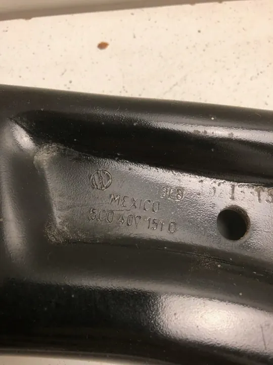 VW JETTA 5C Braccio di Controllo Anteriore Destro 5C0407152D image 3