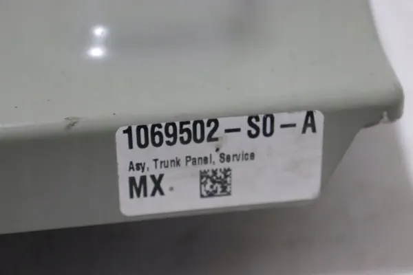 Tesla Model X 2015 Trunk Floor Panel OEM 1069502-S0-A image 7