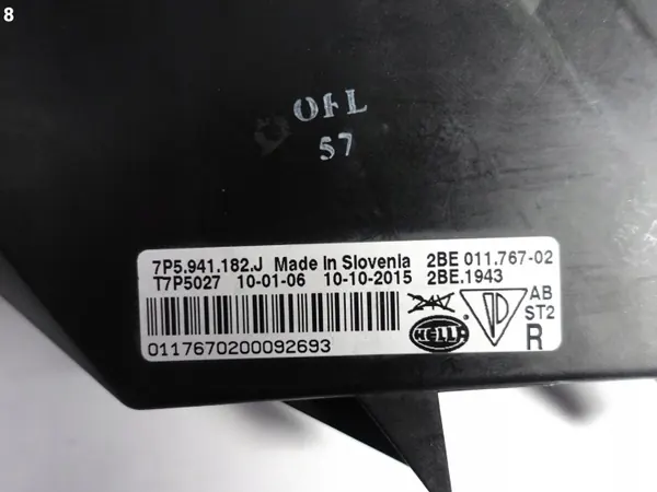 OEM 66717476 Oikea Etu LED DRL Valo Porsche image 9