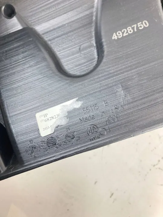 Conduit de ventilation tableau Jeep Wrangler JL 2018-23 OEM 68342018AE image 5