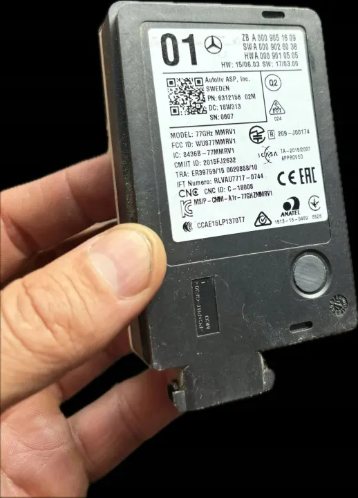 Mercedes AMG GT W190 Distronic Radar OEM A0009051609 image 2