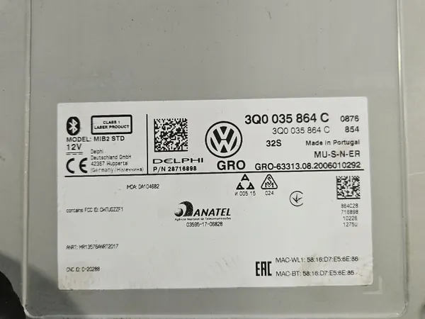 OEM 3Q0035864C Navigaationlukija VW Tiguan II:lle image 8