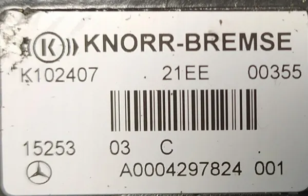 Soupape de frein EBS Mercedes Actros MP4 OEM K102407 A0004297824 image 3