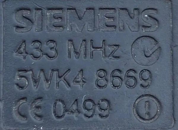 Opel Corsa C Nyckel 5WK48669 X-194 image 3