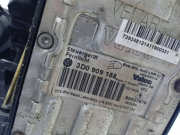 2004 Volkswagen Phaeton Etuvalo 89024668 image 6