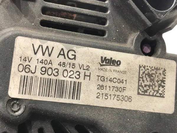 ALTERNATOR AUDI A3 2.0 190HV 06J903023H image 5
