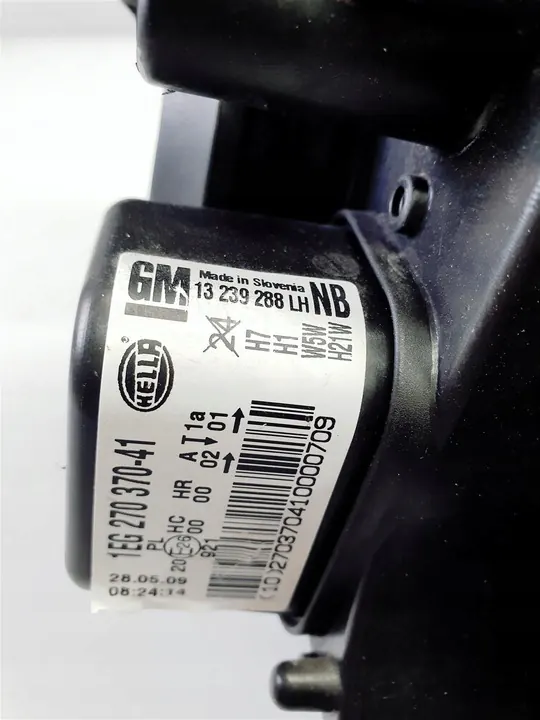 OPEL ASTRA III H Vasemman puolen ajovalot alkuperäinen image 8