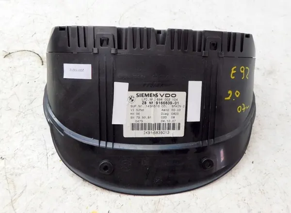 Cuadro de Instrumentos BMW OEM 9166839 para X1 E84 image 5