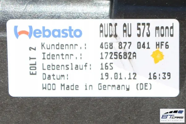 Toit ouvrant Audi A7 OEM bt-cars-1440 - État utilisé image 8