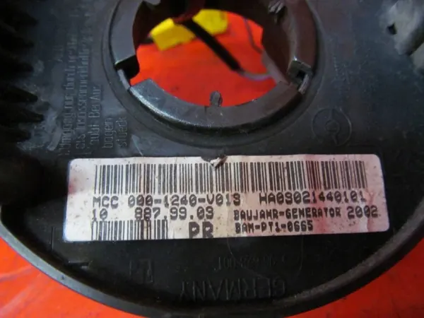 Smart ForTwo Airbag-retraktor OEM 0001240V013 image 3