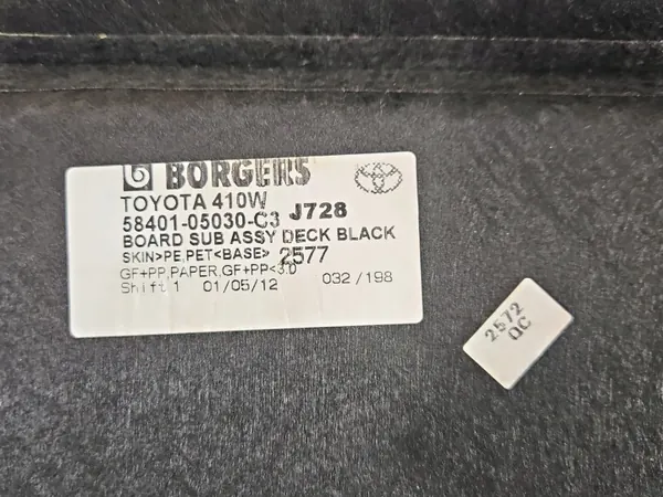 Reserverad-Styropor-Einsatz OEM 64991-05030 Toyota image 7