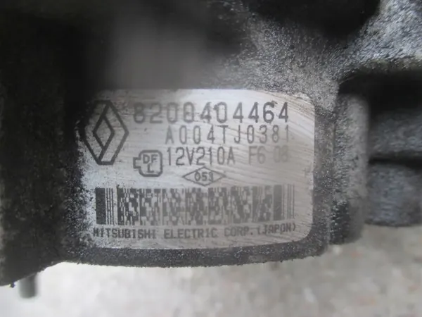 ALTERNATOR RENAULT LAGUNA 2 II 8200404464 2.0 DCI image 3