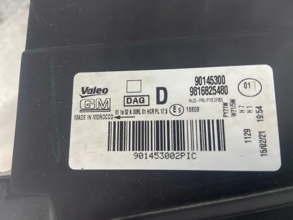 Rechter Voorlamp Opel Combo E image 9