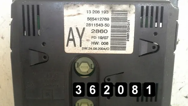Opel Vectra Display Bildschirm OEM AM-362081 Gebraucht image 6