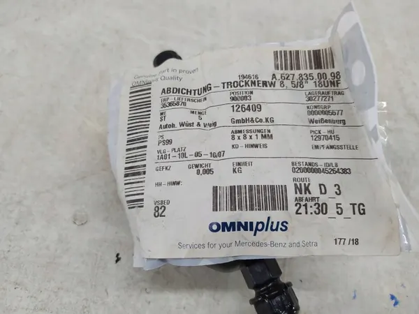 Sécheur climatisation toit Mercedes Actros MP4 OEM 6278350098 image 4