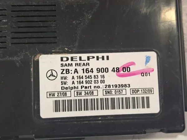 Module Confort Mercedes-Benz A1649004800 Occasion image 4