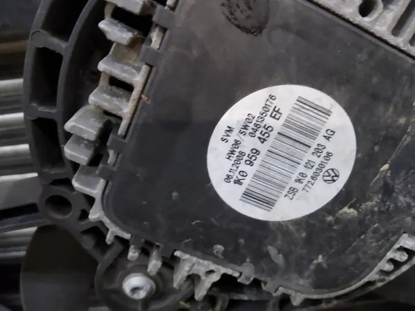 PAS PRZEDNI WZMOCNIENIE CHŁODNICA WENTYLATOR KOMPLET 1.4 16V VW Golf VI image 7