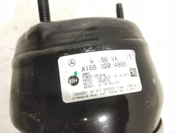 Amortecedor pneumático OEM A1663233100 - Dianteiro direito Mercedes GL 2015 image 6