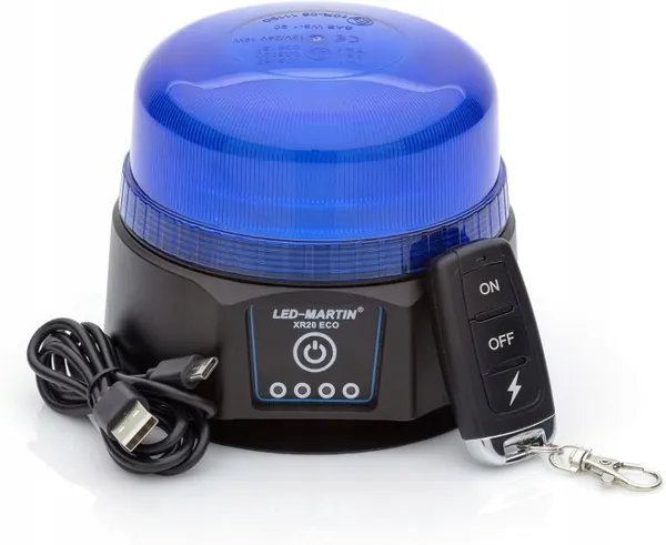 Lâmpada de ambiente azul magnética OEM LM4936 - Usada image 2