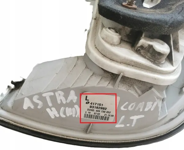 Opel OE 93182992 Conjunto de Luz Trasera image 3