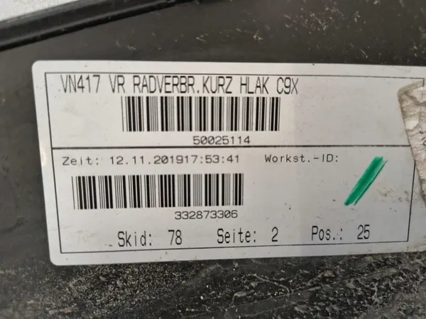 Extension de pare-chocs droit VW Amarok OEM 2H0 DIKS image 3