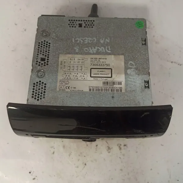 Fiat Ducato 3 Radio OEM 7355333750 - Gebraucht image 6