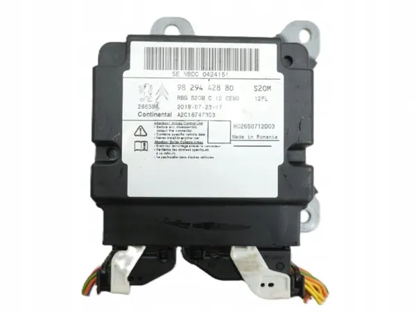 Module Capteur Airbag OEM 9829442880 pour Citroen C3 image 2