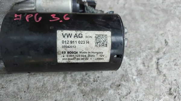 Motor de arranque Volkswagen Touareg II 3.6 FSI 012911023h image 3