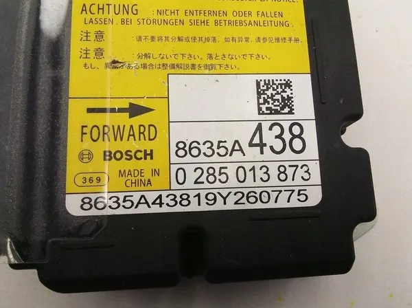 Módulo Airbag Mitsubishi Outlander 2018 0285013873 image 4