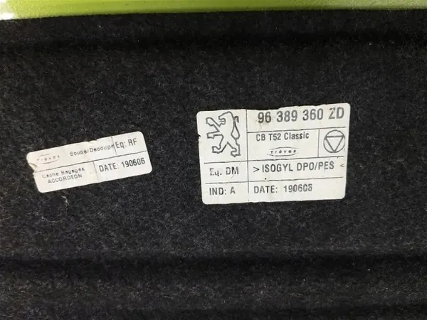 OEM 96389360ZD Achterplank voor Peugeot 307 II 2005-2008 image 4