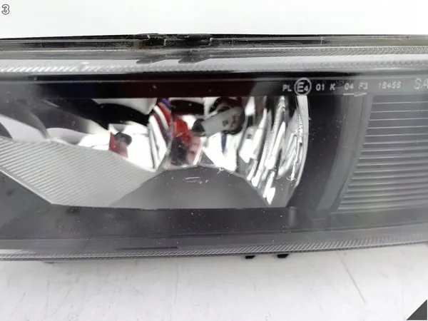 VW TIGUAN II R-LINE 15-20 T-ROC 17-21 FAROL HALÓGENO ESQUERDO PRETO image 4