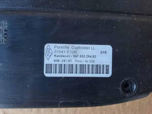 Suporte para copos Porsche OEM 99755229402 para Cayman 987 image 6